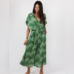 Ava Sky Fighting Eel Jumper Kamila in Pistachio Fish size XS